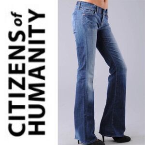 Vintage COH Low-Rise Light Wash Wimbledon Stretch #143 Ingrid Flare Jeans